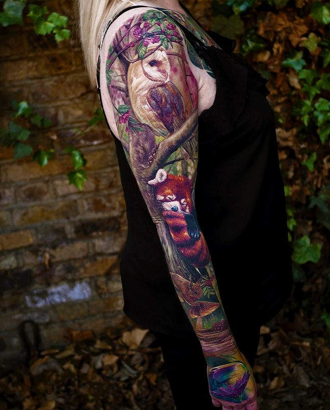 joshua beatson everblack tattoo studio sheffield b&w dark gothic portrait slipknot corey taylor realism